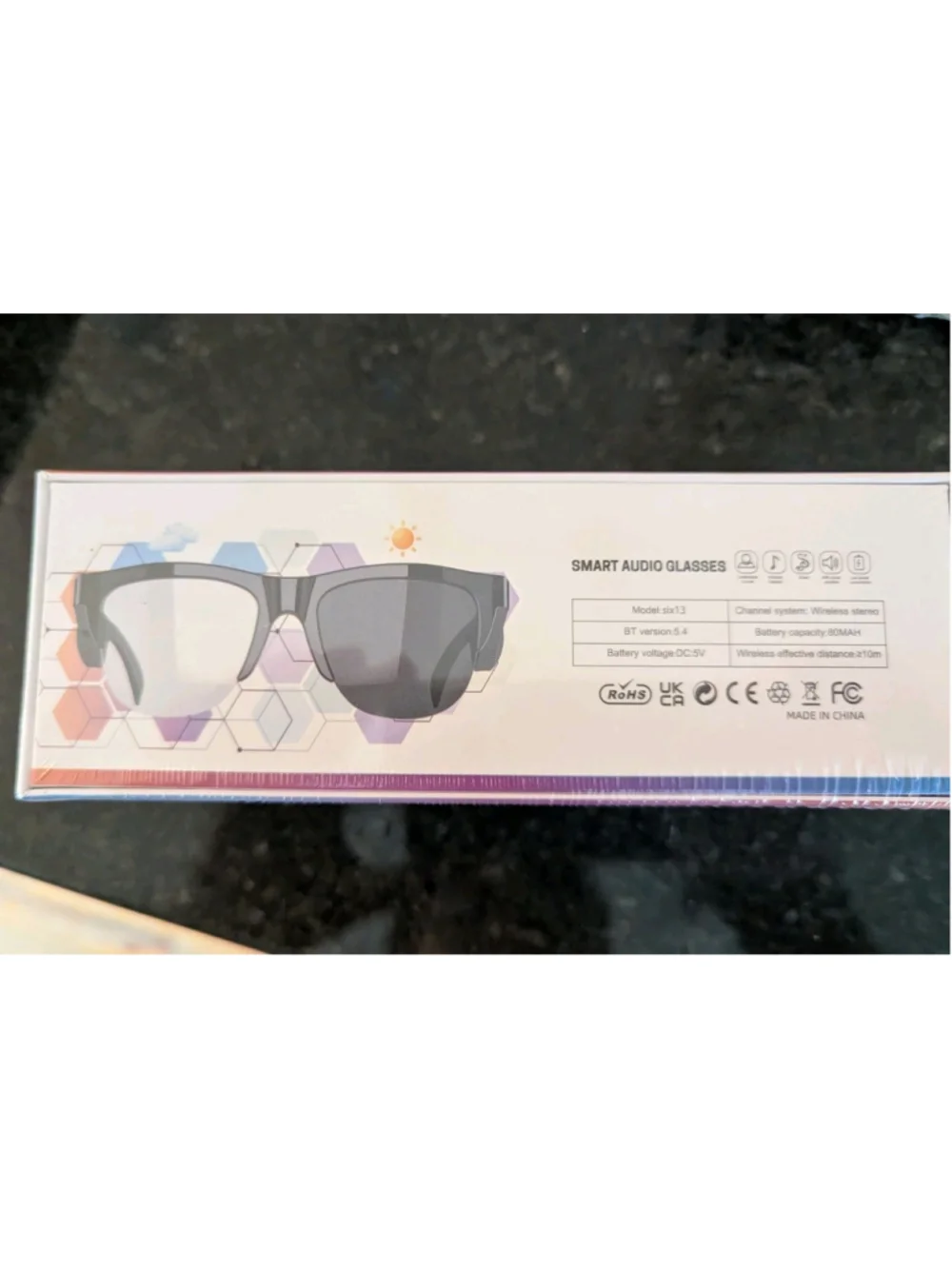 Smart Audio Glasses Bluetooth Sunglasses Hi-Fi Wireless Speaker UV Protection...